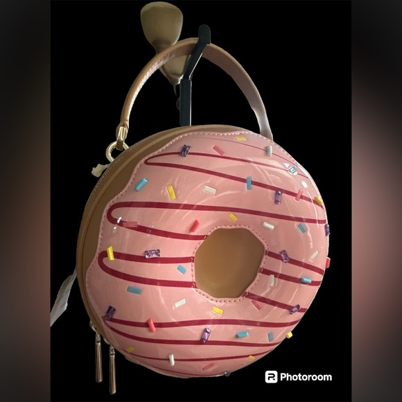 Kate SpadeNWT novelty donut shoulder bag, card holder, earrings, dust bag bundle - Picture 3 of 8